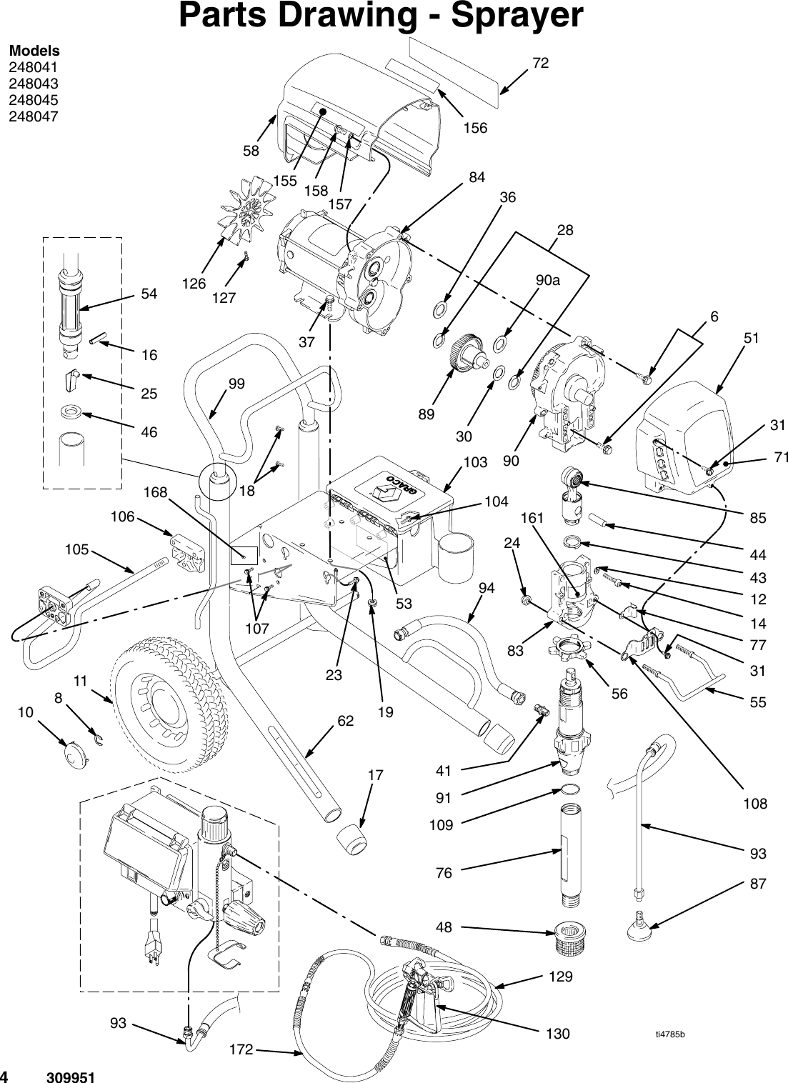 Page 4 of 10 - Graco Graco-309951E-Ultra-Max-Ii-695-795-1095-Parts-Users-Manual- 309951E Ultra Max II 695/795/1095 Parts  Graco-309951e-ultra-max-ii-695-795-1095-parts-users-manual