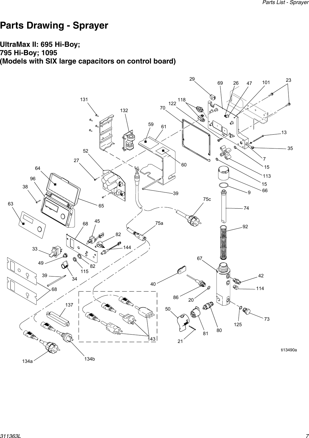 Page 7 of 10 - Graco Graco-311363L-Ultra-Max-Ii-Users-Manual- 311363L - Ultra Max II Parts List, (ENGLISH)  Graco-311363l-ultra-max-ii-users-manual