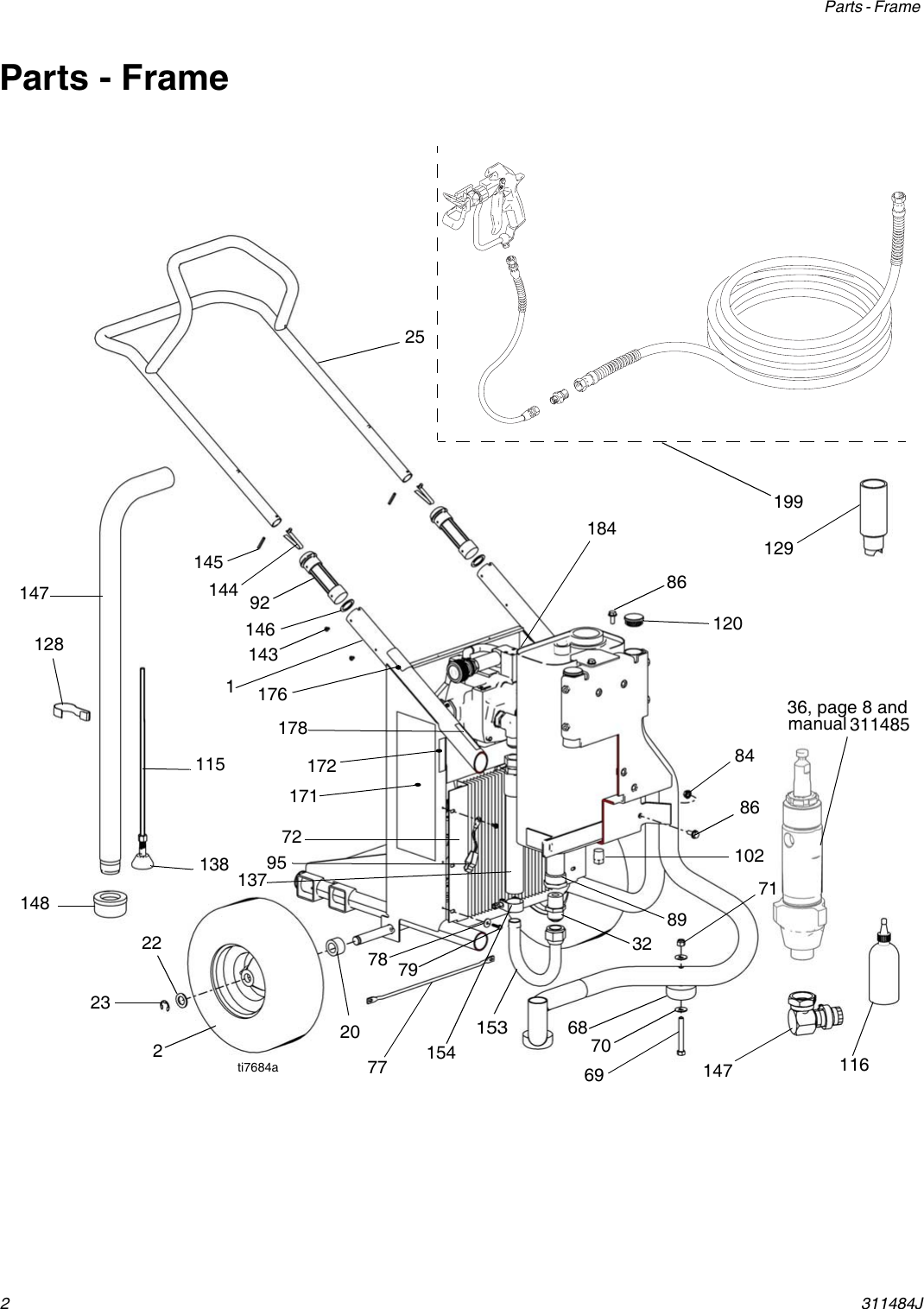 Page 2 of 12 - Graco Graco-311484J-Gh833-Sprayer-Users-Manual- 311484J - GH833 Sprayer, Parts (English) Noptc  Graco-311484j-gh833-sprayer-users-manual