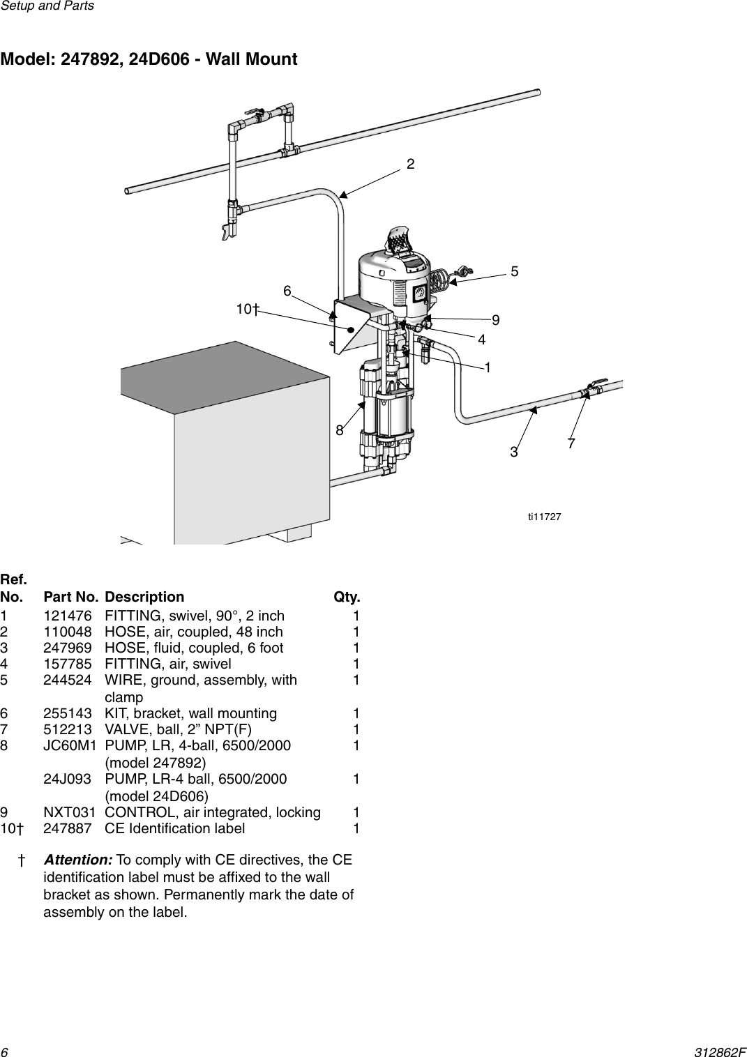 Page 6 of 8 - Graco Graco-312862F-Oil-Pump-System-Users-Manual- 312862F - Oil Pump System, Instructions-Parts List, English  Graco-312862f-oil-pump-system-users-manual