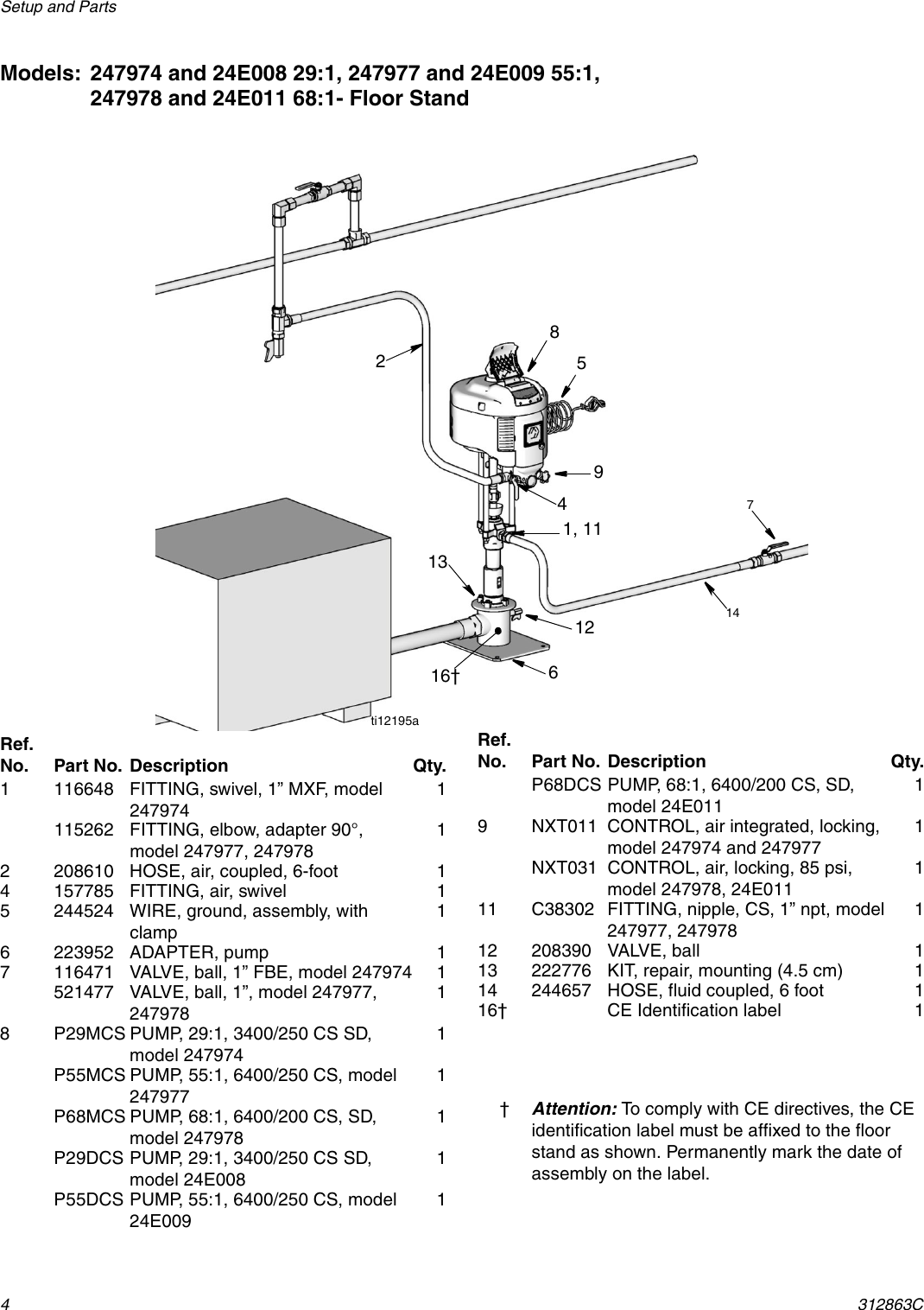 Page 4 of 10 - Graco Graco-312863C-Grease-Pump-System-En-Users-Manual- 312863C Grease Pump System, Instructions-Parts, EN  Graco-312863c-grease-pump-system-en-users-manual