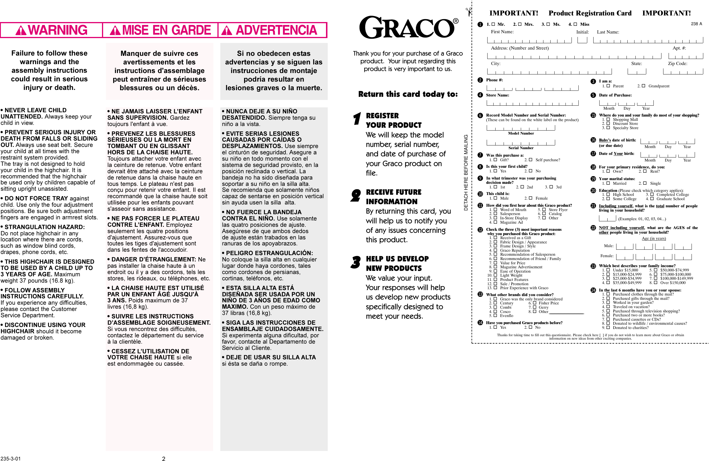 Page 10 of 10 - Graco Graco-3180-Users-Manual- 235  Graco-3180-users-manual