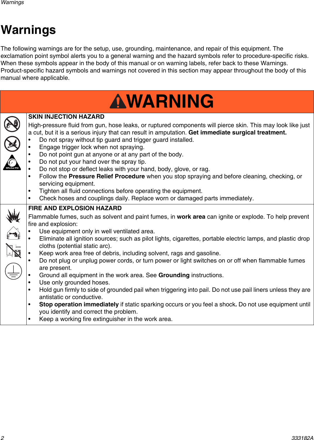 Page 2 of 12 - Graco Graco-333182A-G40-Air-Assisted-Spray-Gun-Parts-Users-Manual- 333182A - G40 Air Assisted Spray Gun, Instructions, Parts, English  Graco-333182a-g40-air-assisted-spray-gun-parts-users-manual