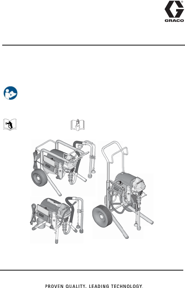 Graco 334530A 395 490 495 595 Electric Airless Sprayers Users Manual