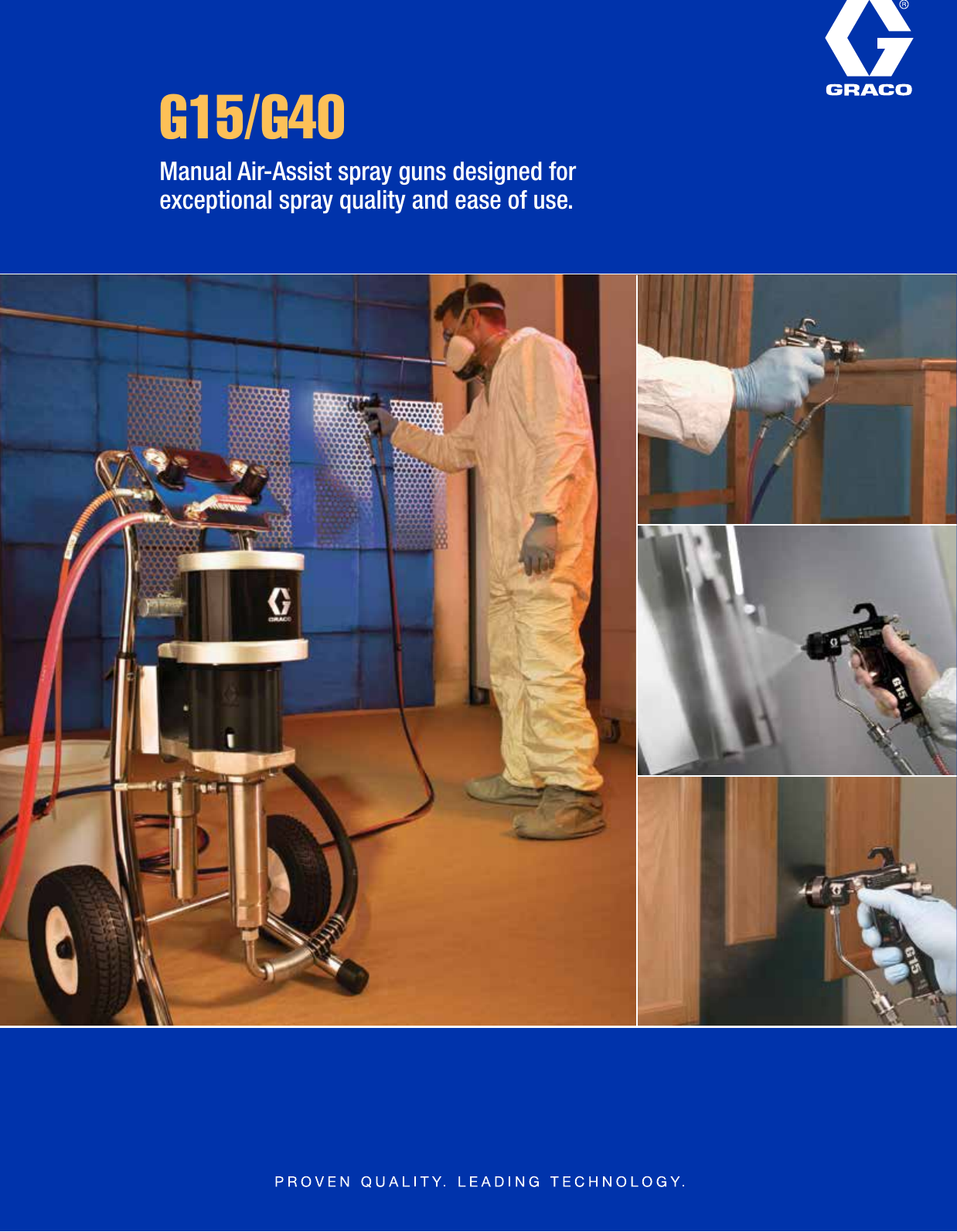 Page 1 of 8 - Graco Graco-336937En-E-G15-And-G40-Users-Manual- 336937EN-E G15 And G40 Air-Assist Spray Guns Brochure  Graco-336937en-e-g15-and-g40-users-manual