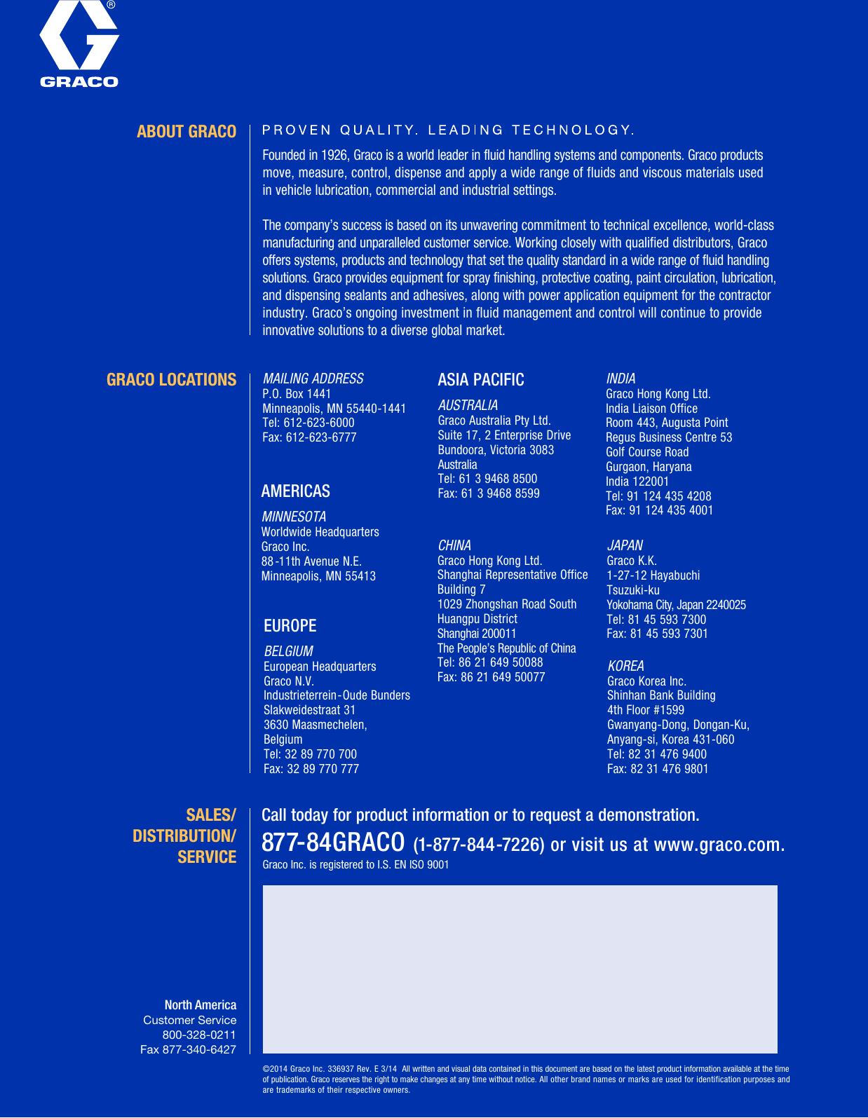 Page 8 of 8 - Graco Graco-336937En-E-G15-And-G40-Users-Manual- 336937EN-E G15 And G40 Air-Assist Spray Guns Brochure  Graco-336937en-e-g15-and-g40-users-manual