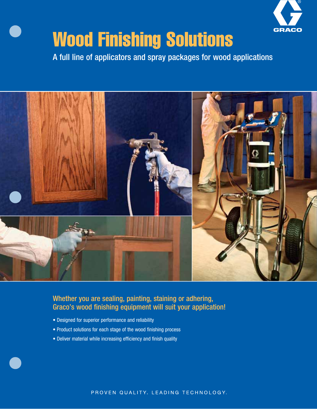 Page 1 of 4 - Graco Graco-344795En-B-Wood-Finishing-Solutions-Users-Manual- 344795EN-B Wood Finishing Solutions Flyer  Graco-344795en-b-wood-finishing-solutions-users-manual