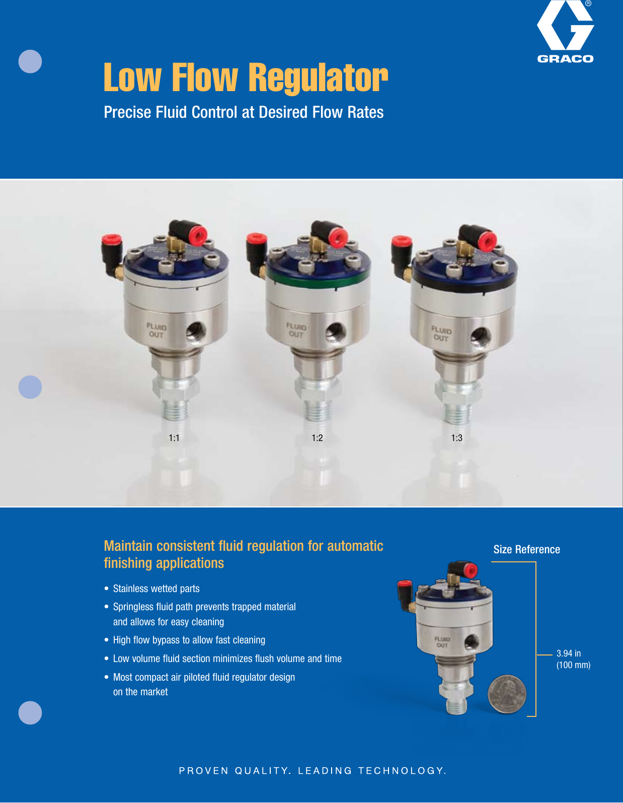 Page 1 of 2 - Graco Graco-344836En-A-Low-Flow-Regulator-Users-Manual- 344836EN-A Low Flow Regulator Flyer  Graco-344836en-a-low-flow-regulator-users-manual