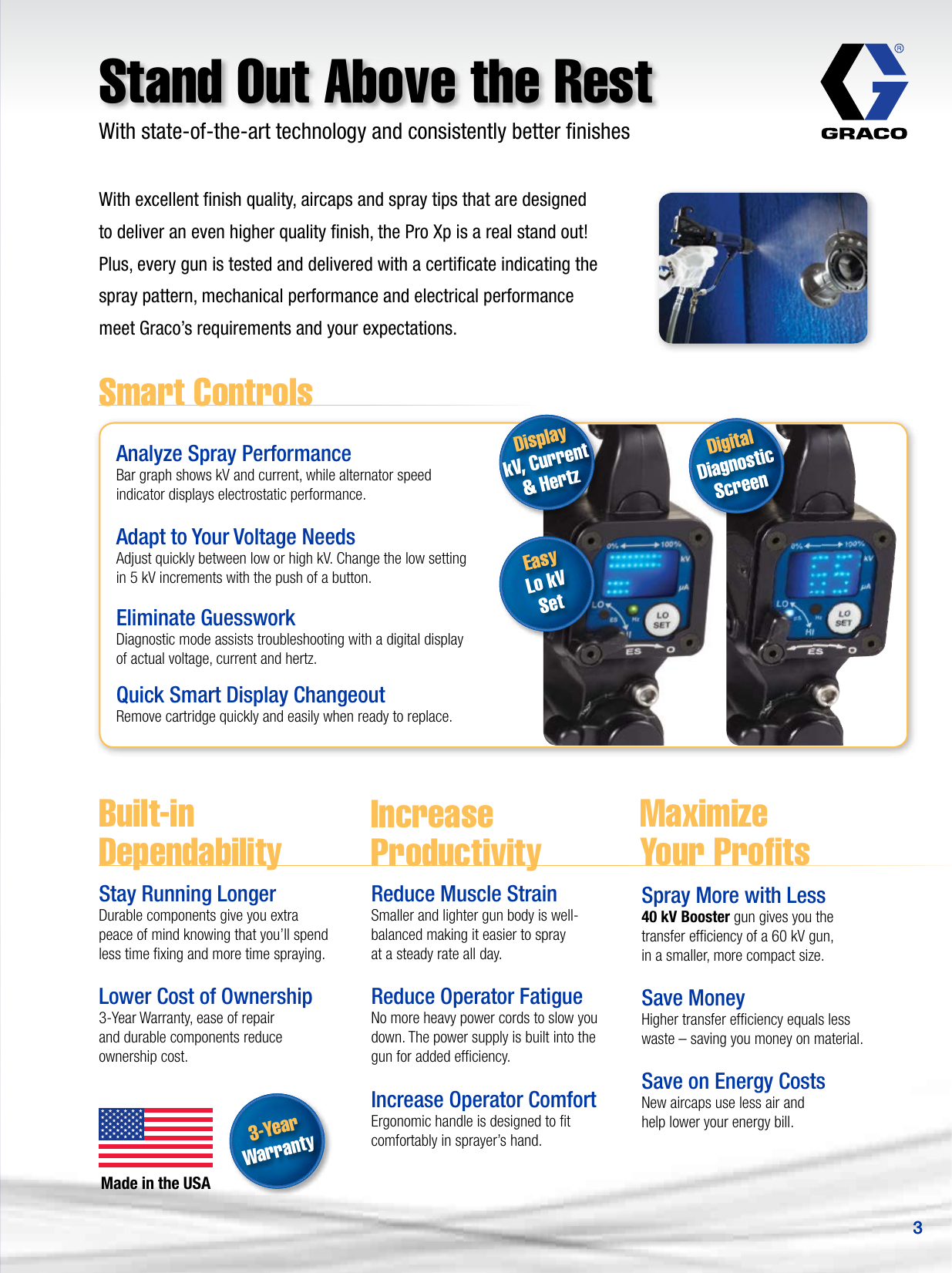 Page 3 of 12 - Graco Graco-345007En-B-Pro-Xp-Electrostatic-Gun-Users-Manual- 345007EN-B Pro Xp Electrostatic Gun Brochure  Graco-345007en-b-pro-xp-electrostatic-gun-users-manual
