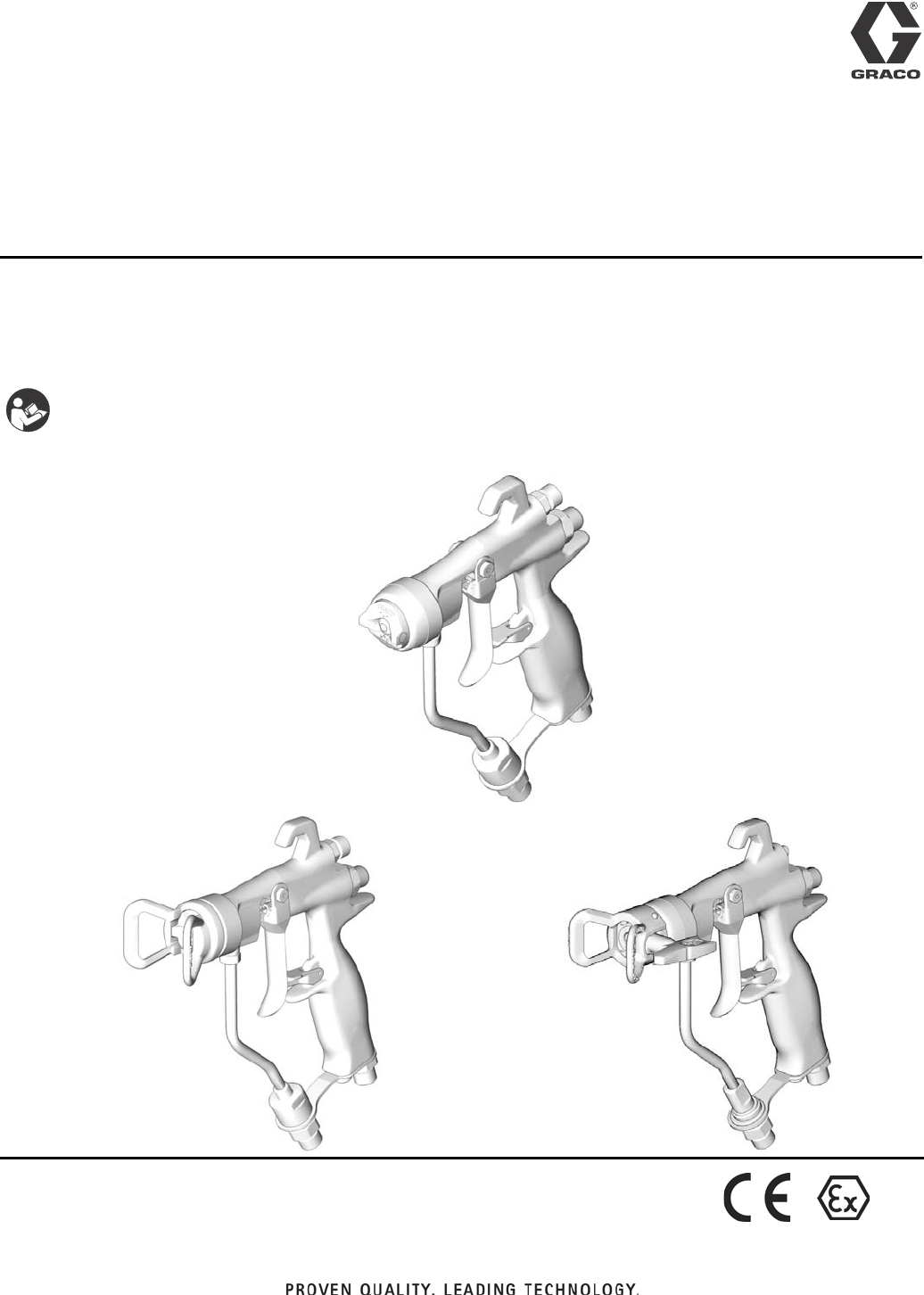 Graco 3A0149E G15 G40 Users Manual G15/G40 Spray Gun, Instructions