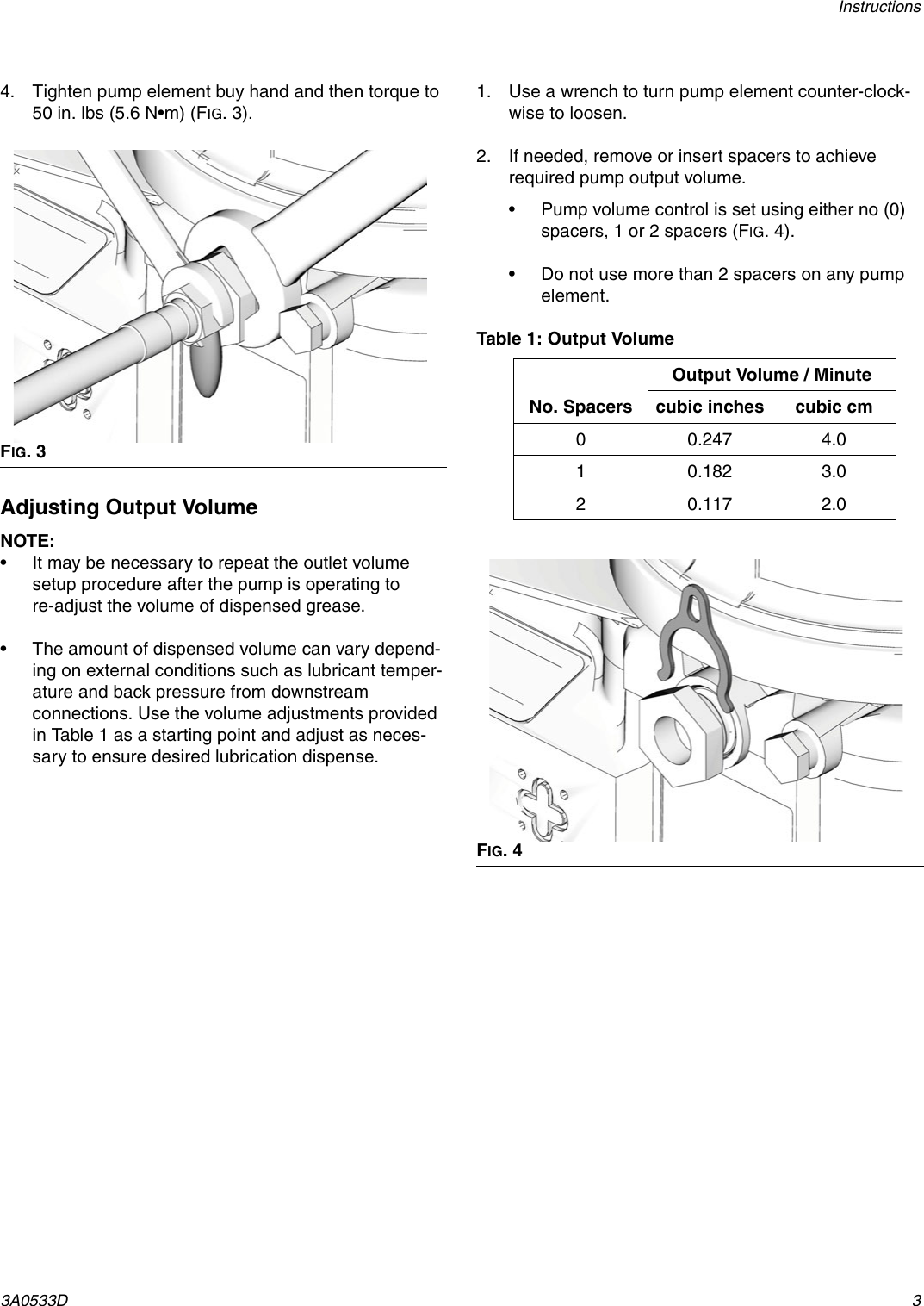Page 3 of 4 - Graco Graco-3A0533D-G3-Pump-Element-Replacement-Kit-Users-Manual- 3A0533D G3 Pump Element Replacement Kit, Instructions, English  Graco-3a0533d-g3-pump-element-replacement-kit-users-manual