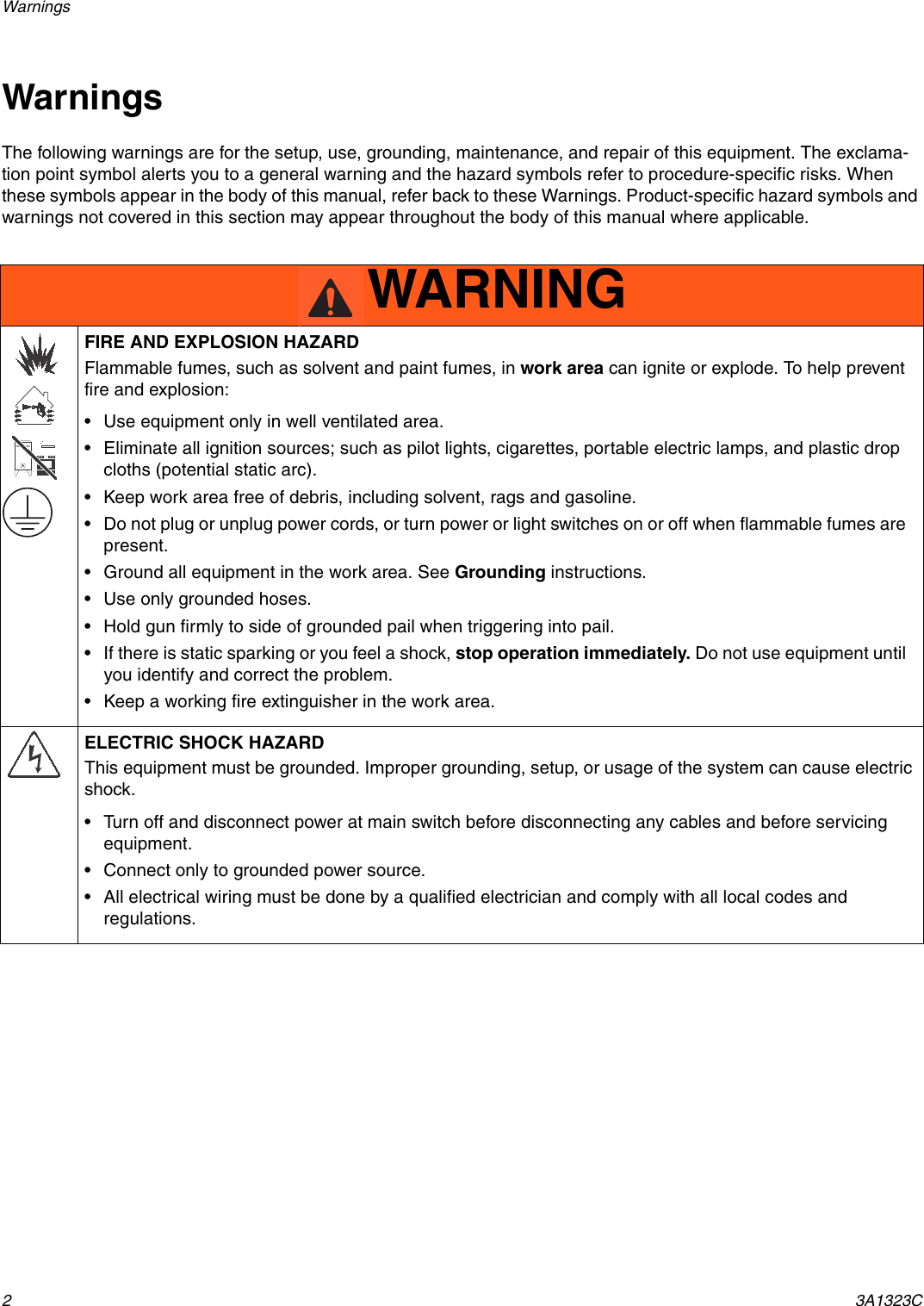 Page 2 of 6 - Graco Graco-3A1323C-Promix-2Ke-Alternator-Power-Conversion-Kit-Users-Manual- 3A1323C, ProMix 2KE Alternator Power Conversion Kit Instructions/Parts Manual, English  Graco-3a1323c-promix-2ke-alternator-power-conversion-kit-users-manual