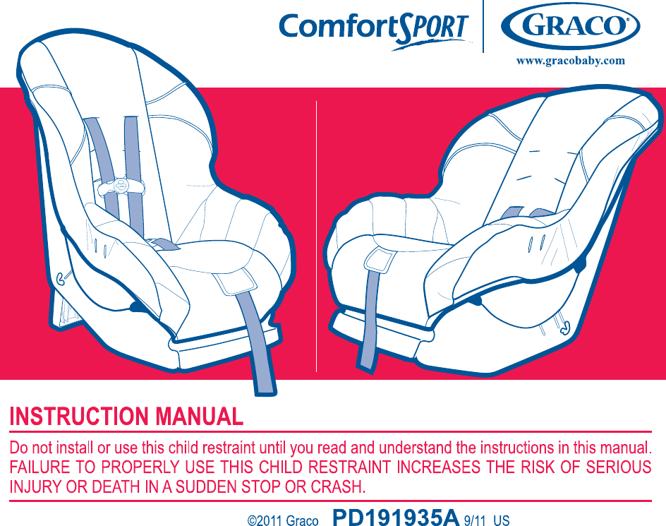 Graco Car Seat Pd191935A Users Manual PD191935A[1]