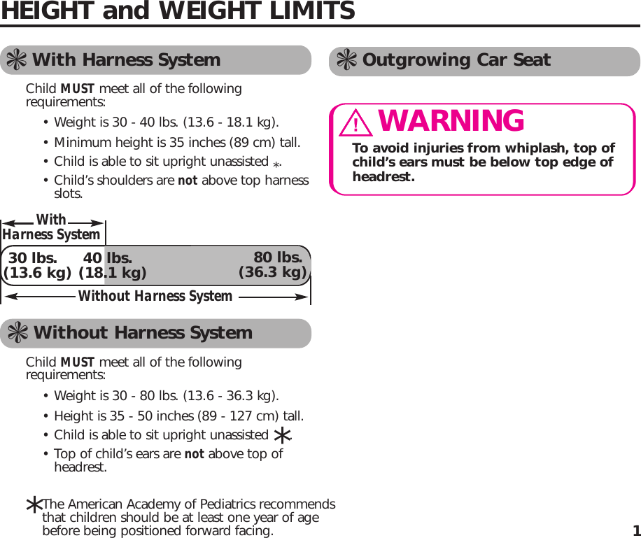 Page 4 of 4 - Graco Graco-Child-Car-Seat-With-Harness-System-Users-Manual- PM-1545AB Graco-child-car-seat-with-harness-system-users-manual