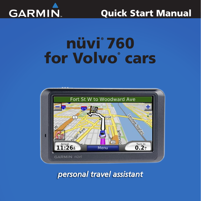 Page 1 of 8 - Graco Graco-Nuvi-760-Users-Manual-  Graco-nuvi-760-users-manual