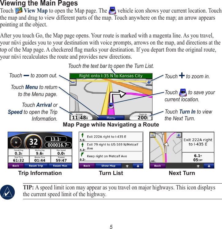Page 5 of 8 - Graco Graco-Nuvi-760-Users-Manual-  Graco-nuvi-760-users-manual