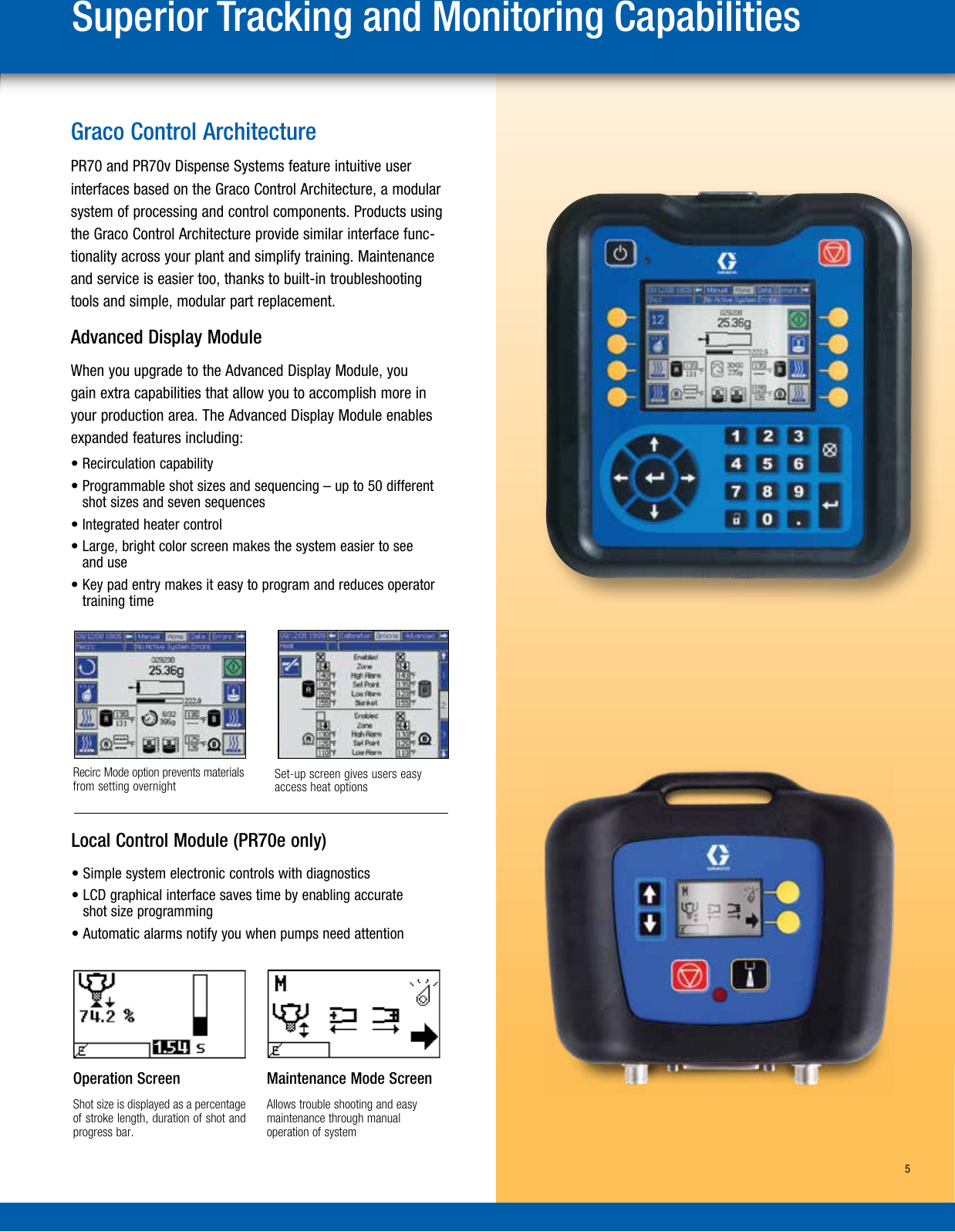 Page 5 of 8 - Graco Graco-Pr70-Series-Product-Users-Manual- PR70 Series Product Brochure  Graco-pr70-series-product-users-manual