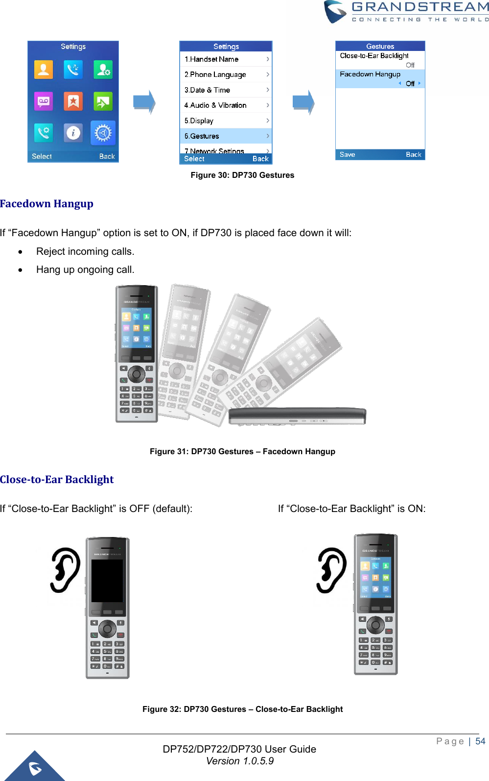 Page 55 of Grandstream Networks DP730 DECT Cordless HD Handset User Manual 