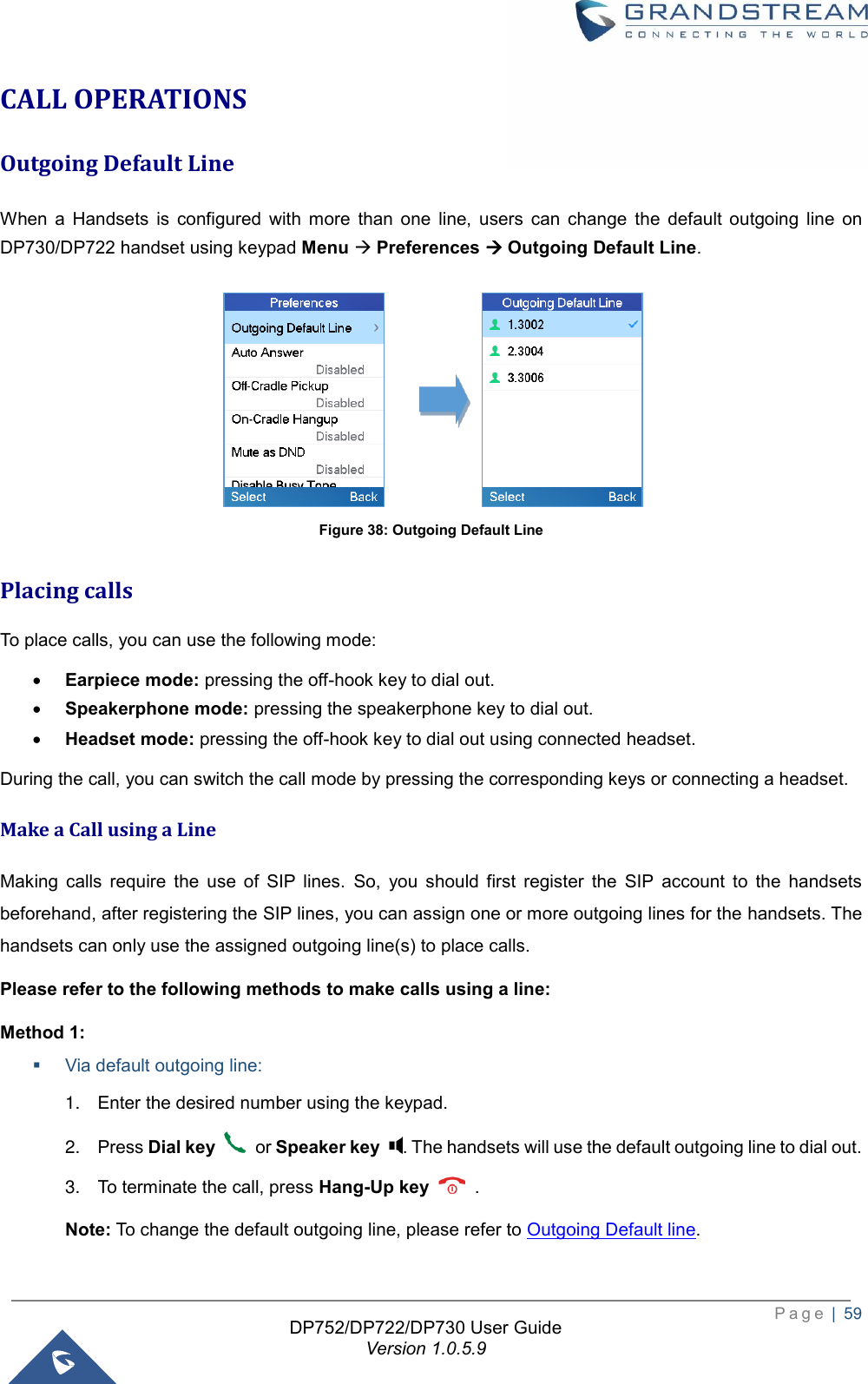 Page 60 of Grandstream Networks DP730 DECT Cordless HD Handset User Manual 