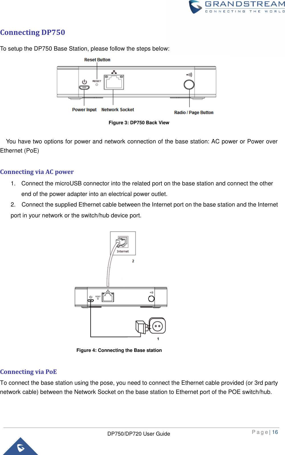 Page 17 of Grandstream Networks DP750 DECT Cordless VoIP Phone User Manual