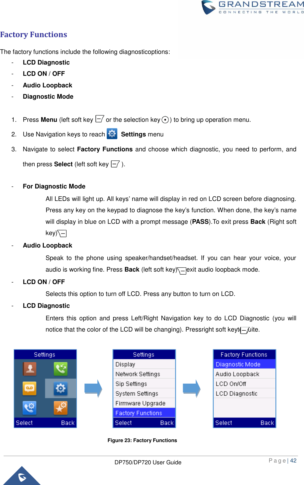 Page 43 of Grandstream Networks DP750 DECT Cordless VoIP Phone User Manual