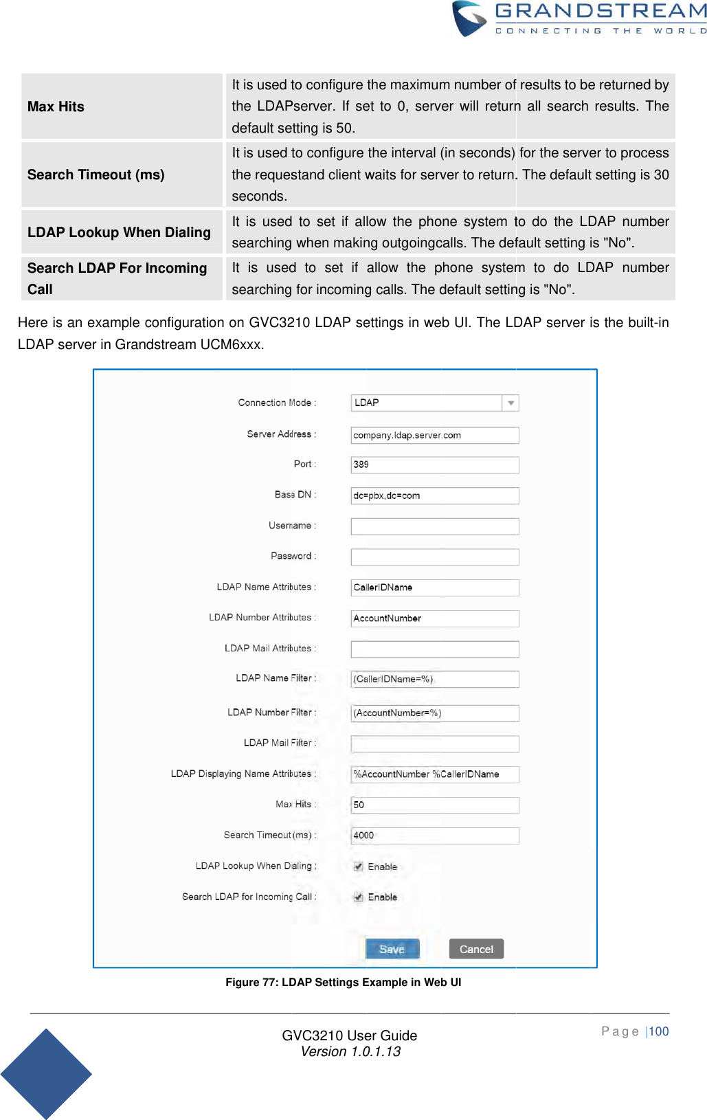 Page 100 of Grandstream Networks GVC3210RMT Bluetooth Remote Control User Manual   NEW 1213