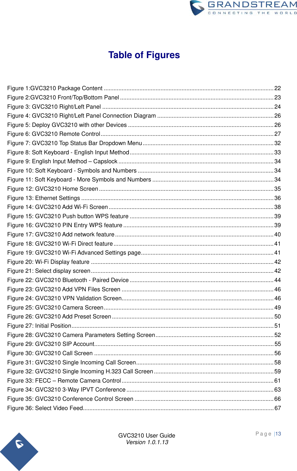 Page 13 of Grandstream Networks GVC3210RMT Bluetooth Remote Control User Manual   NEW 1213