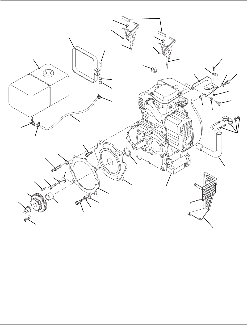 Gravely Promaster 300 Spindle