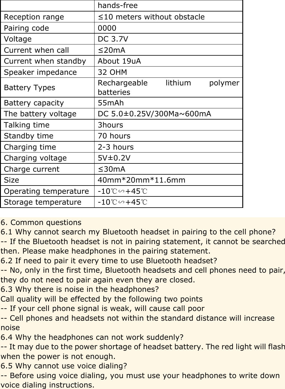 great-well-electronic-bt-010-bluetooth-headset-user-manual-for-bt-010