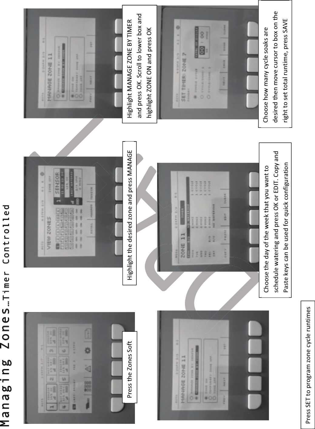 !! !Managing Zones…Timer Controlled                    D3099!7Y0!e.409!1.J7!-?@YA?@Y7!7Y0!;09?30;![.40!=4;!B3099!:M&lt;MZS!-?@YA?@Y7!:M&lt;MZS!eW&lt;S!5`!TH:SK!=4;!B3099!W_#!123.AA!7.!A.F03!\.^!=4;!Y?@YA?@Y7!eW&lt;S!W&lt;!=4;!B3099!W_!D3099!1ST!7.!B3.@3=/![.40!282A0!3647?/09!LY..90!Y.F!/=48!282A0!9.=C9!=30!;09?30;!7Y04!/.&gt;0!2639.3!7.!\.^!.4!7Y0!3?@Y7!7.!907!7.7=A!3647?/0]!B3099!1MPS!LY..90!7Y0!;=8!.J!7Y0!F00C!7Y=7!8.6!F=47!7.!92Y0;6A0!F=703?4@!=4;!B3099!W_!.3!SEHT#!L.B8!=4;!D=970!C089!2=4!\0!690;!J.3!g6?2C!2.4J?@63=7?.4!