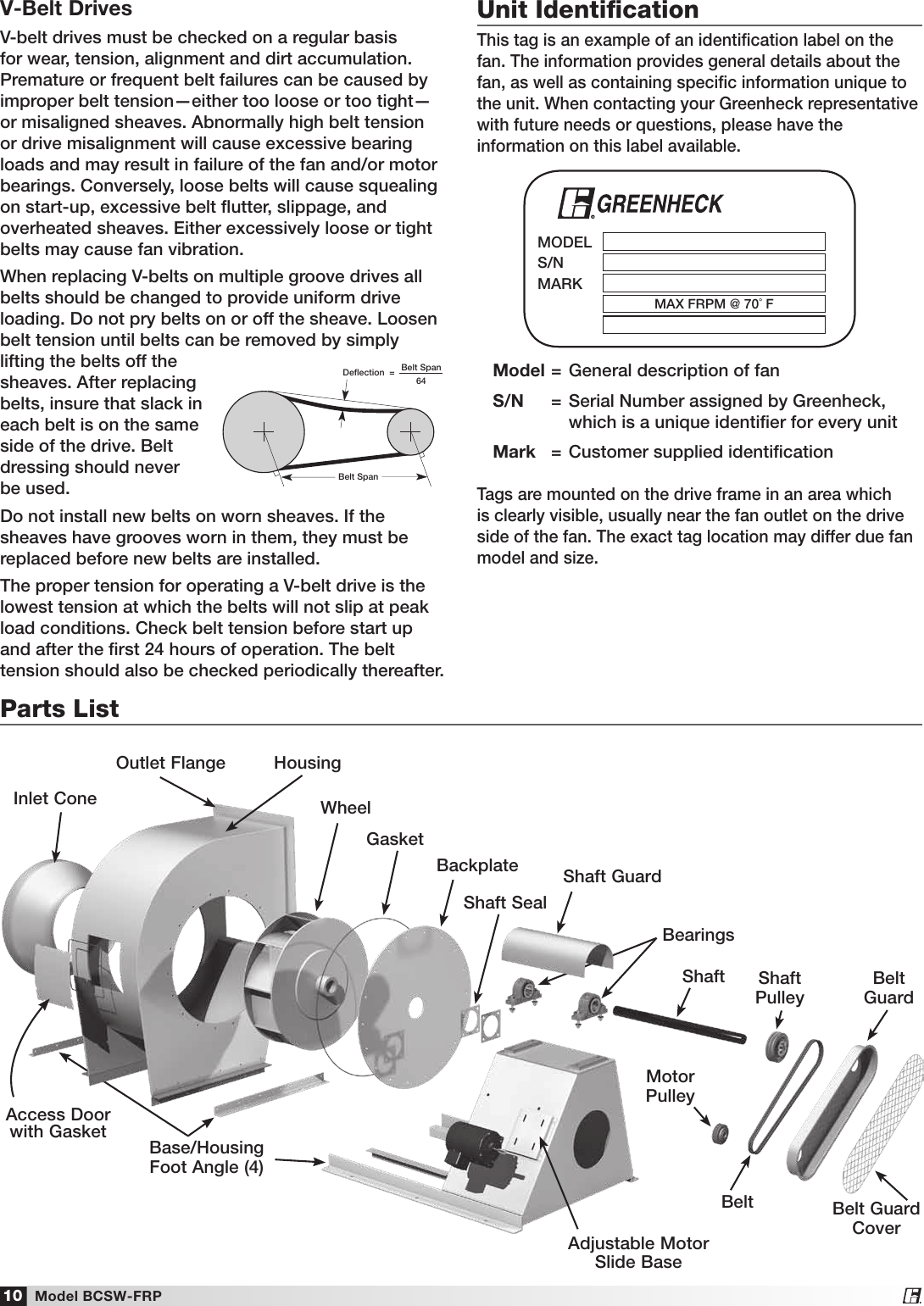 Page 10 of 12 - Greenheck-Fan Greenheck-Fan-474051-Users-Manual-  Greenheck-fan-474051-users-manual
