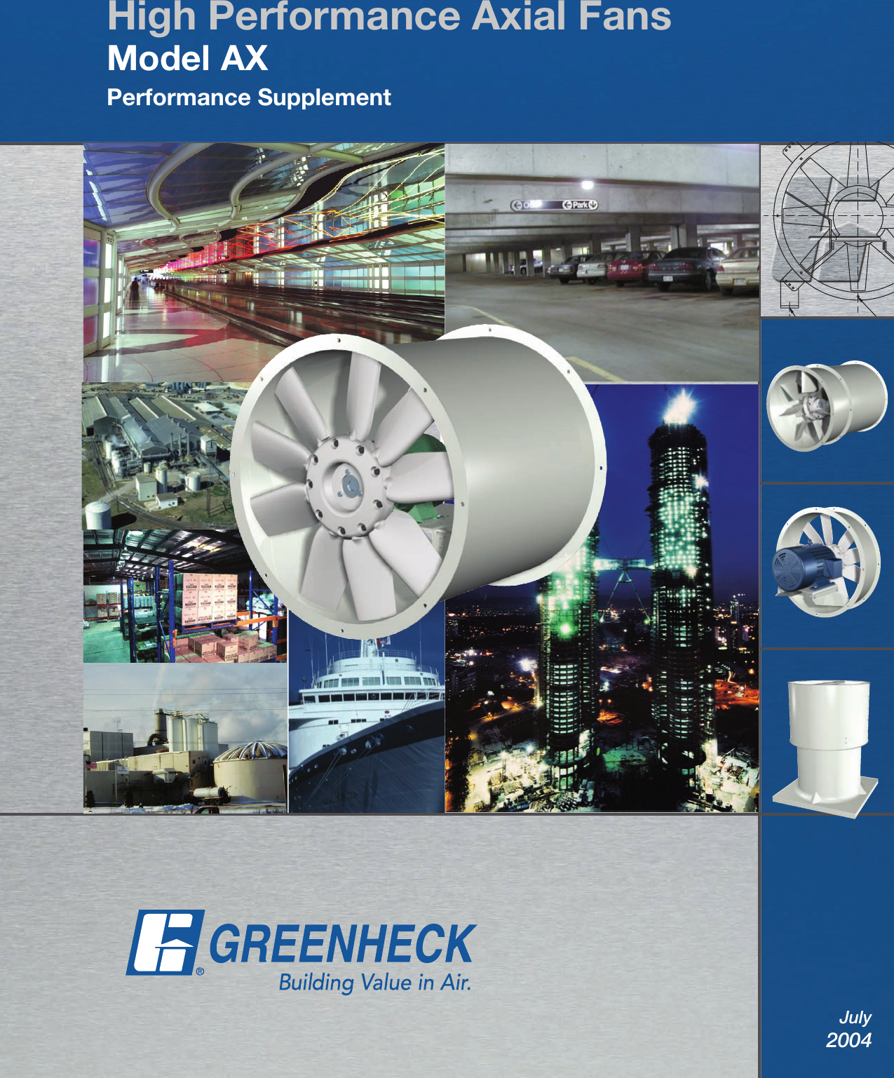 Greenheck Fan Ax Users Manual