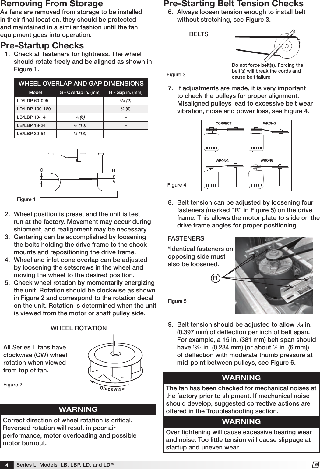 Page 4 of 8 - Greenheck-Fan Greenheck-Fan-Centrifugal-Roof-Exhaust-Fans-Lbp-Users-Manual-  Greenheck-fan-centrifugal-roof-exhaust-fans-lbp-users-manual