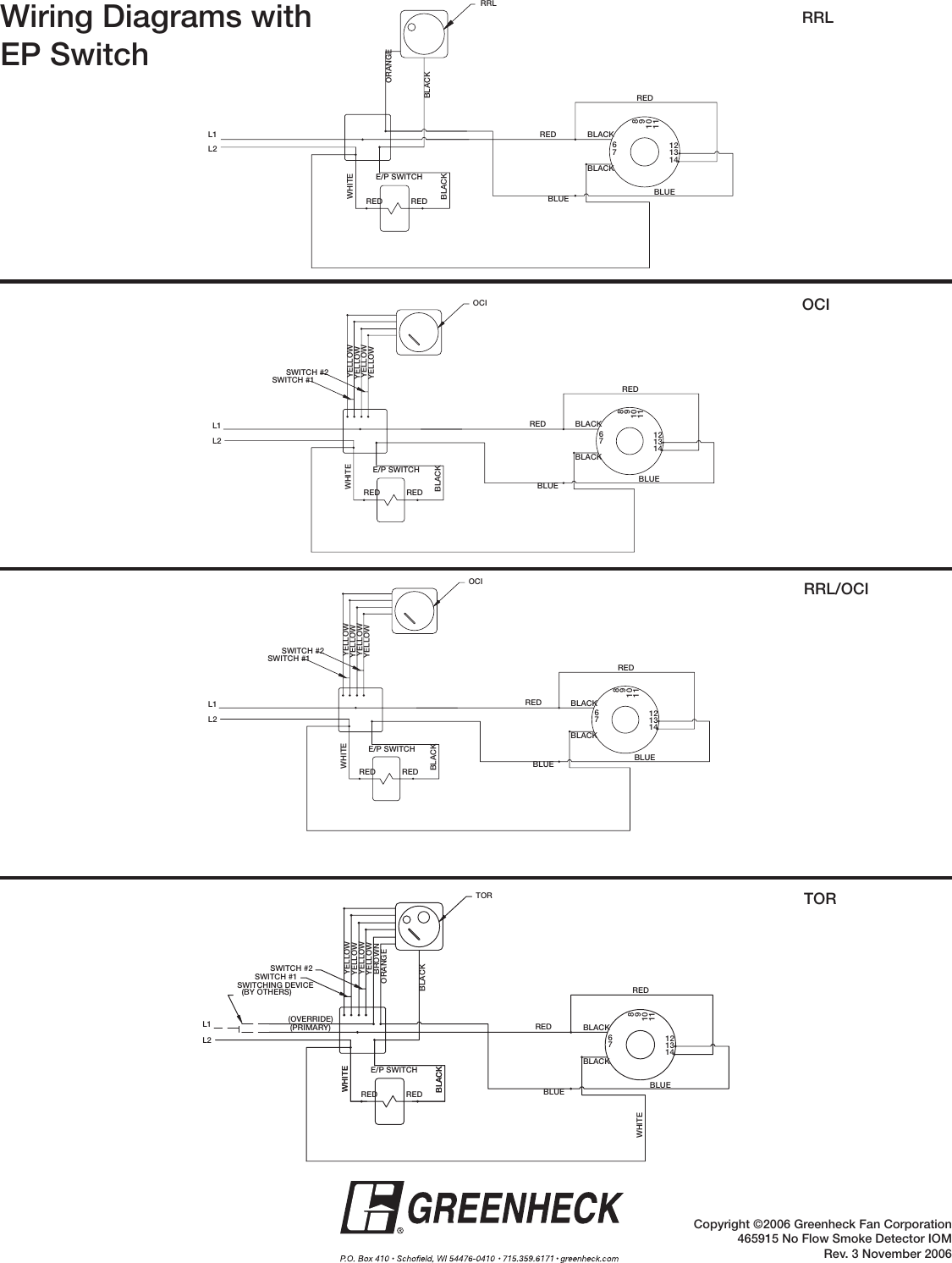 Page 3 of 3 - Greenheck-Fan Greenheck-Fan-Duct-Smoke-Detector--Users-Manual- 465915 2151 Smoke Detector R3 Nov2006  Greenheck-fan-duct-smoke-detector--users-manual