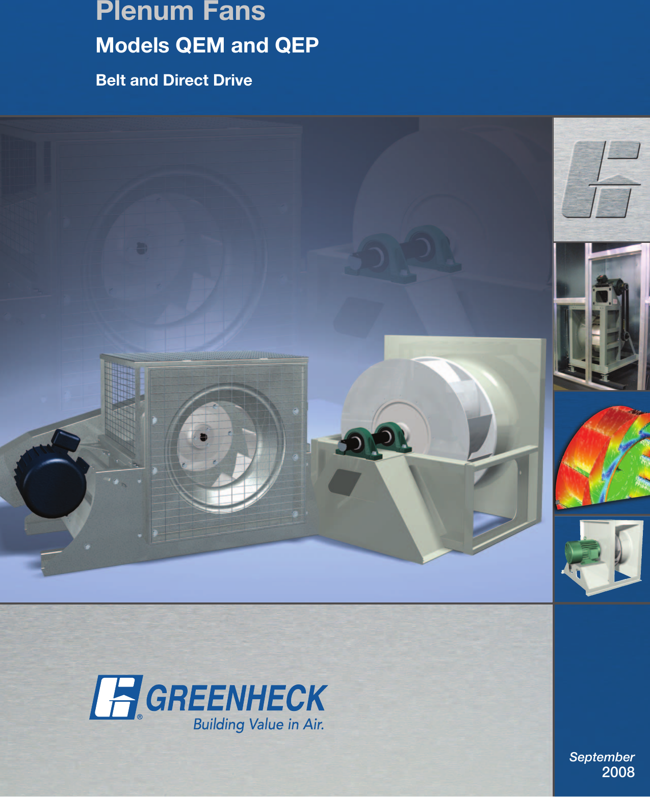 Greenheck Fan Qem Users Manual Plenum Fans