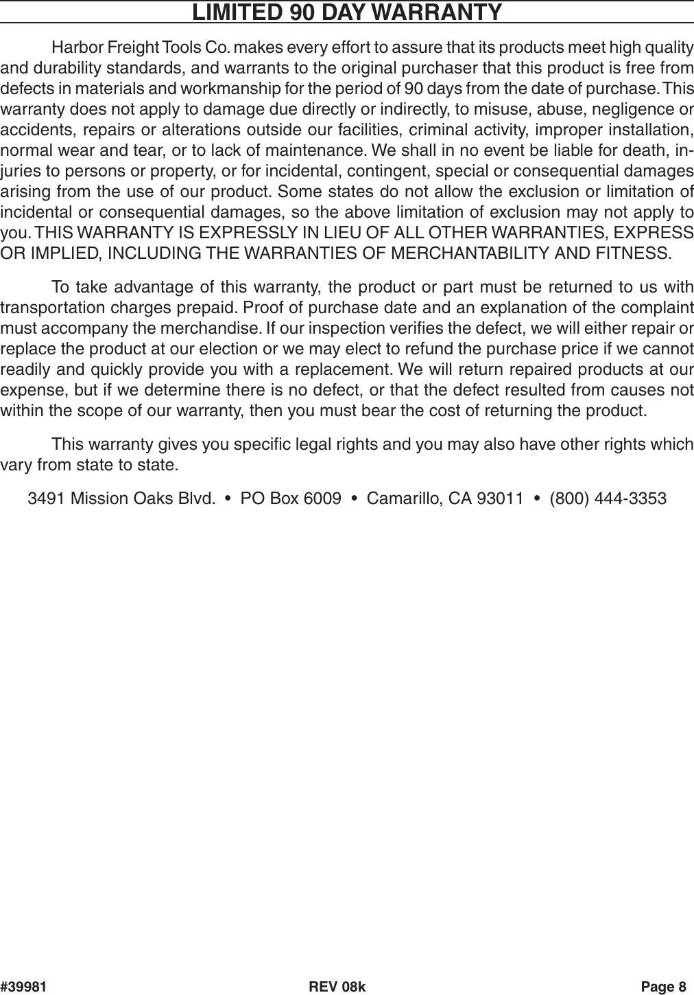 Page 8 of 8 - Greyhound-Lines Greyhound-Lines-39981-Users-Manual-  Greyhound-lines-39981-users-manual