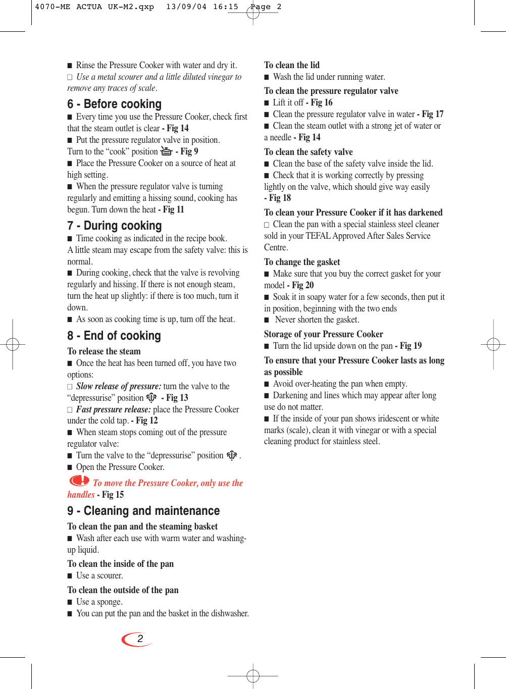 Page 7 of 9 - Groupe-Seb-Usa-T-Fal Groupe-Seb-Usa-T-Fal-Actua-Pressure-Cooker-Users-Manual-  Groupe-seb-usa-t-fal-actua-pressure-cooker-users-manual