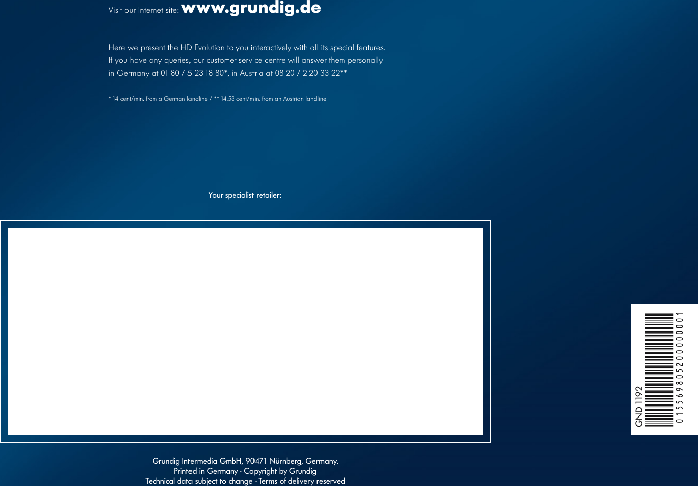 Page 11 of 11 - Grundig Grundig-Flat-Panel-Television-Users-Manual-  Grundig-flat-panel-television-users-manual