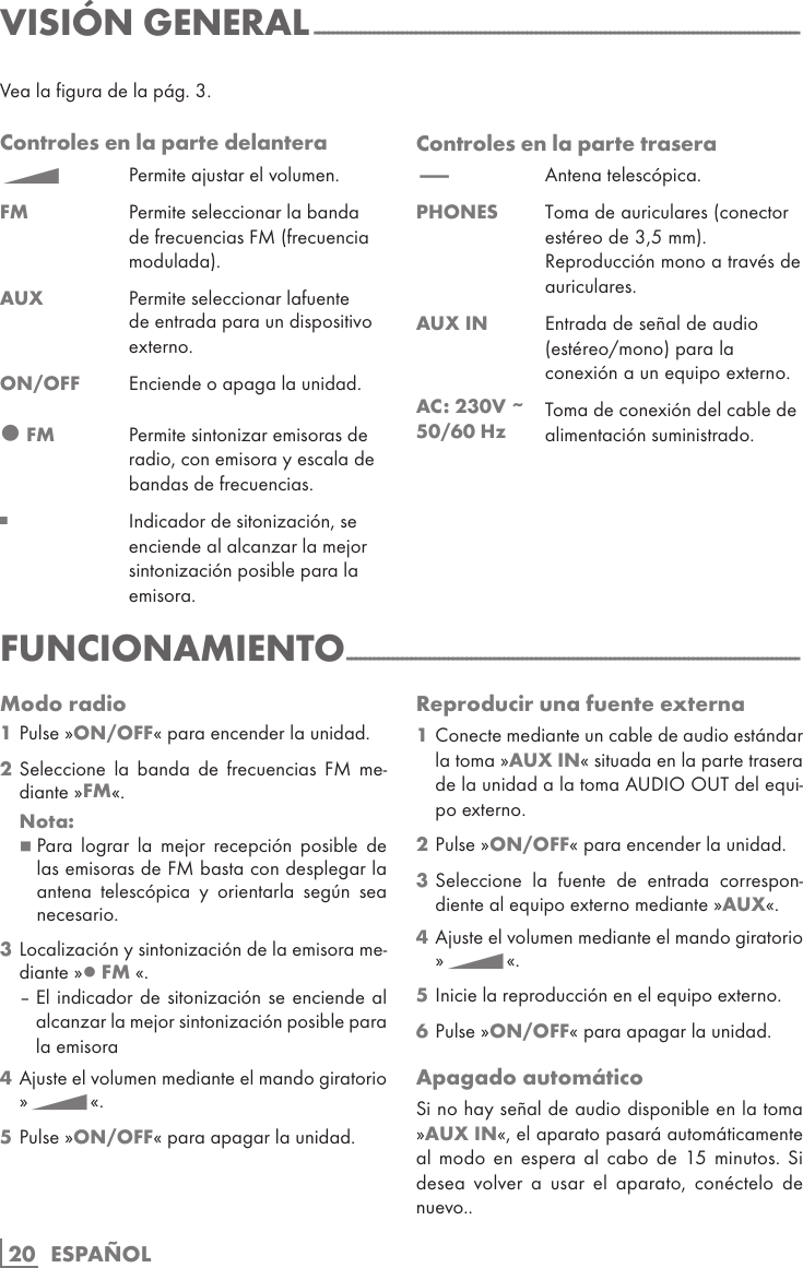 Page 7 of 8 - Grundig Grundig-Table-Radio-Tr-1200-Users-Manual-  Grundig-table-radio-tr-1200-users-manual