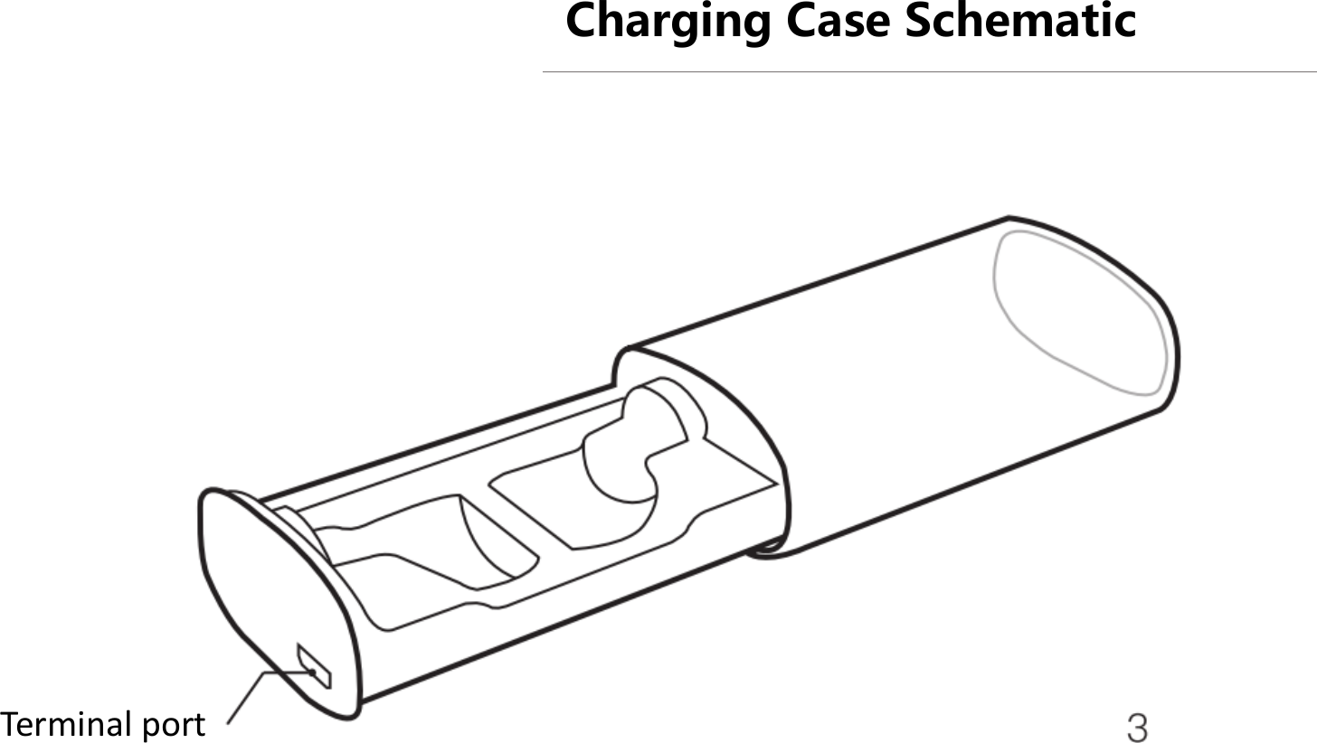 Charging Case Schematic Terminal port 