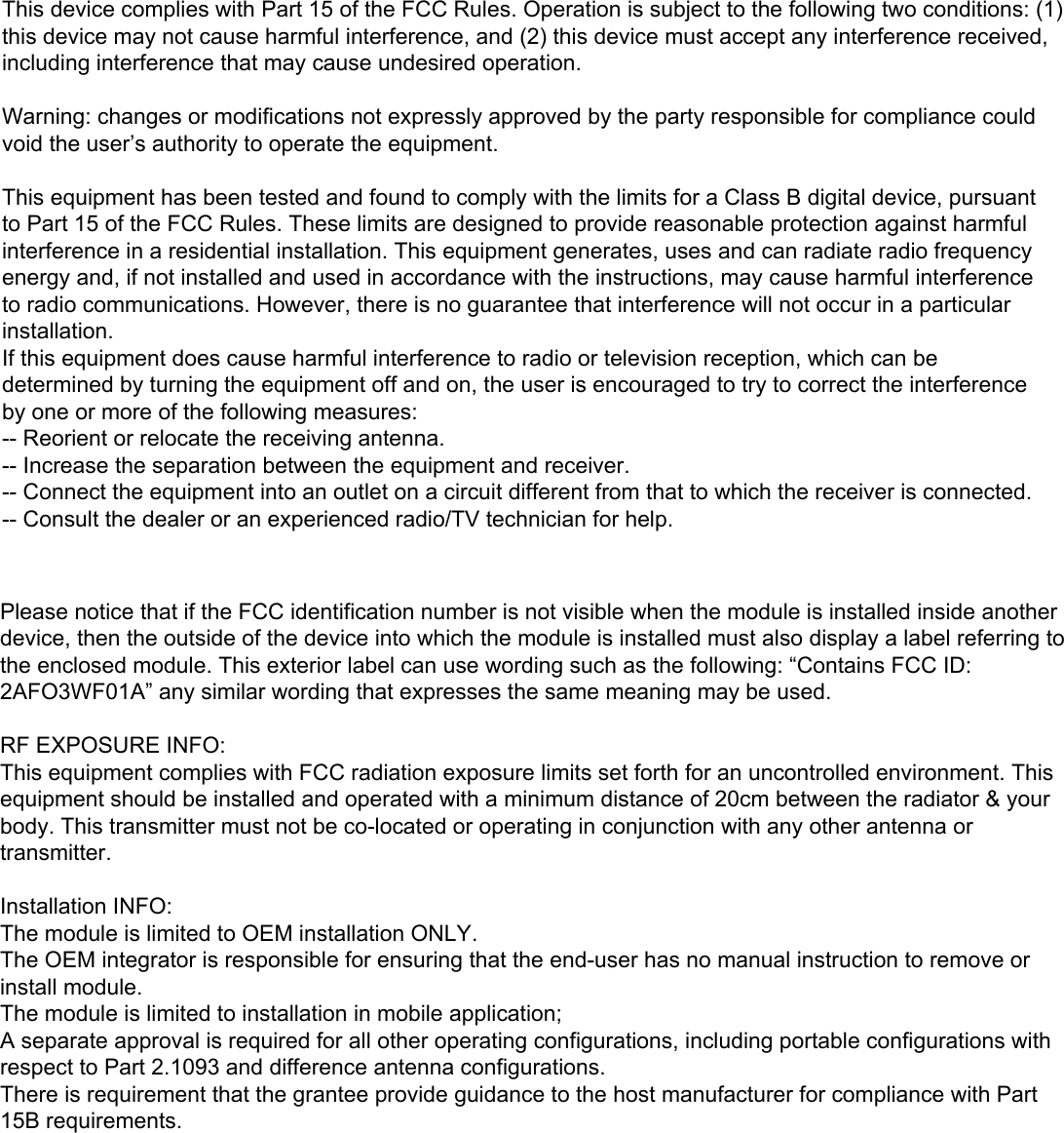 Page 14 of GuangZhou Ostec Electronic Technology WF01A WiFi Module User Manual