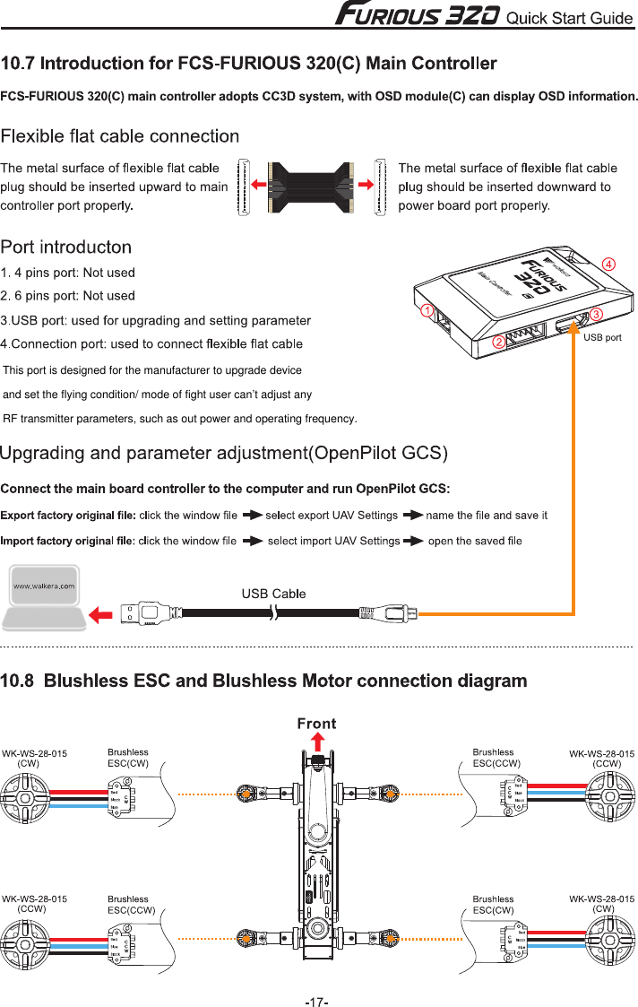 This port is designed for the manufacturer to upgrade deviceand set the flying condition/ mode of fight user can’t adjust anyRF transmitter parameters, such as out power and operating frequency.