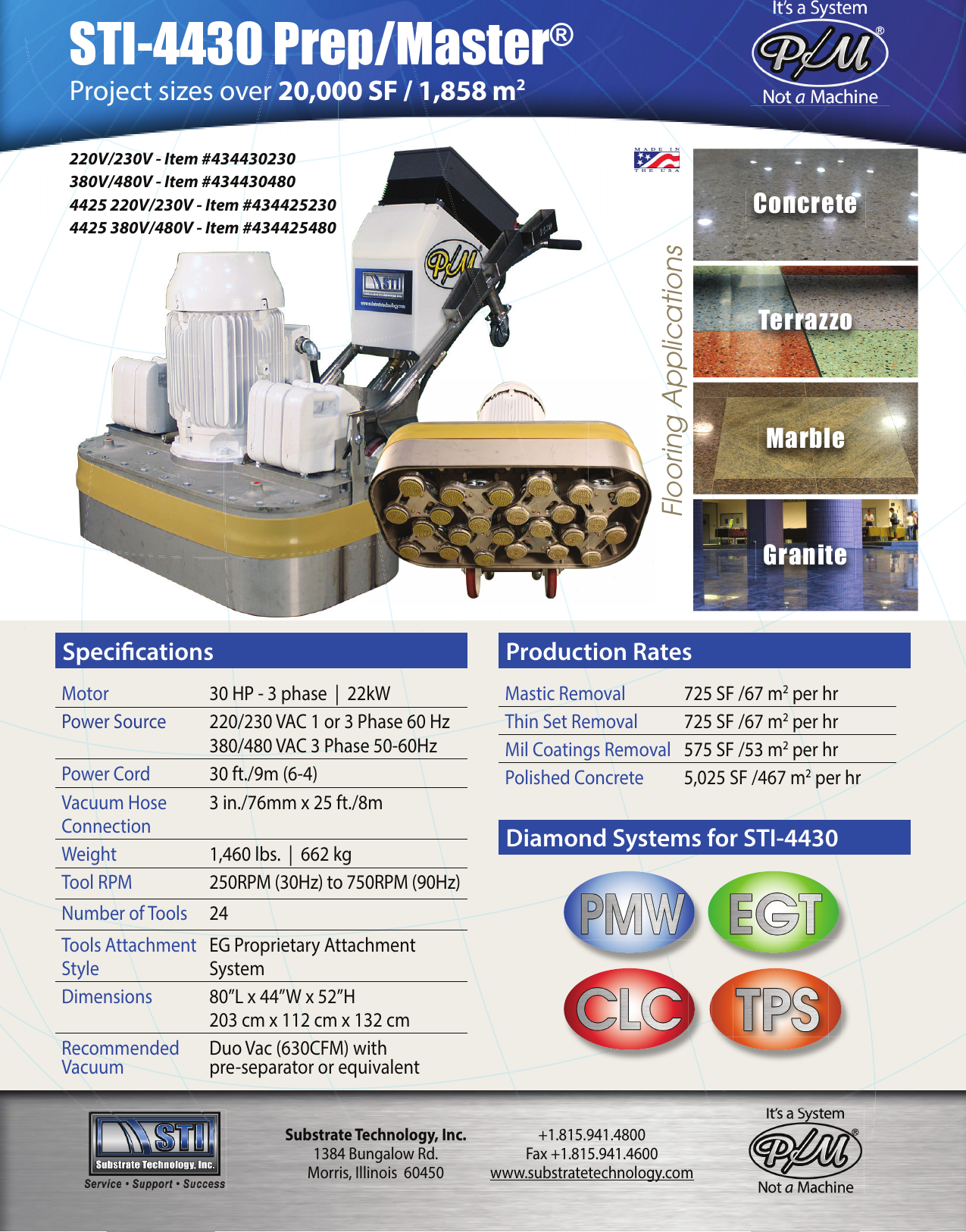 Page 1 of 1 - STI-flyer_Machines-individual  STI-4430 Sales-sheet
