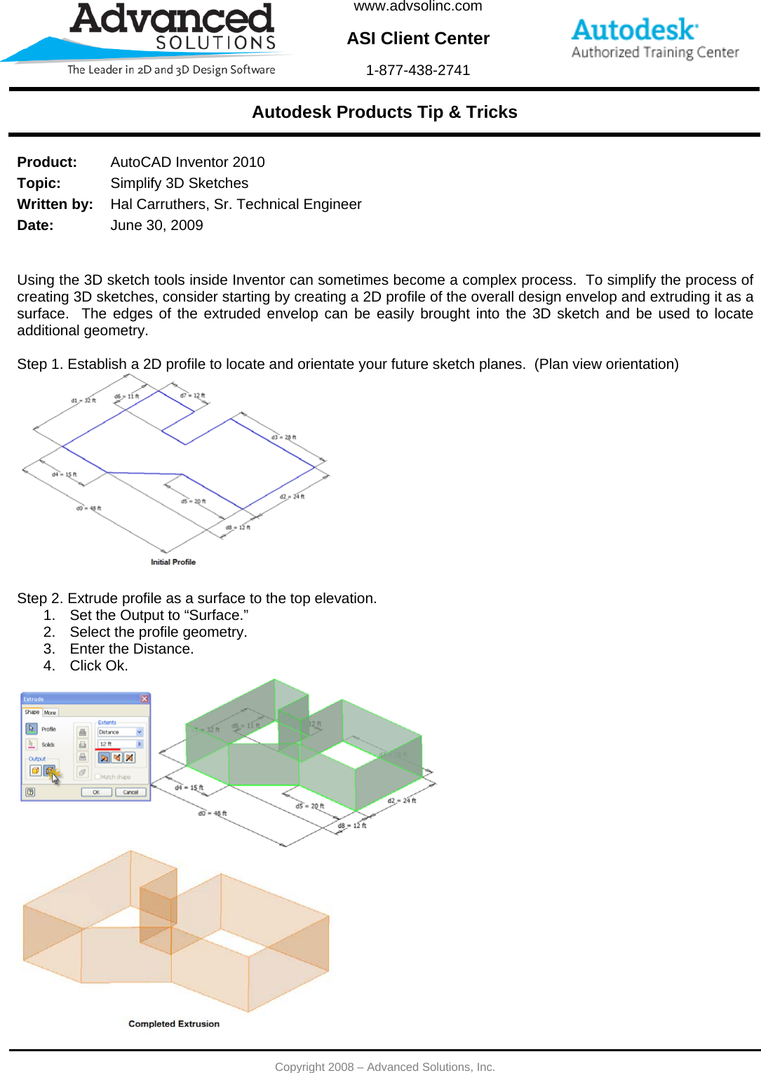 Page 1 of 3 - Simplify 3D Sketches  063009 Simplify3DSketches