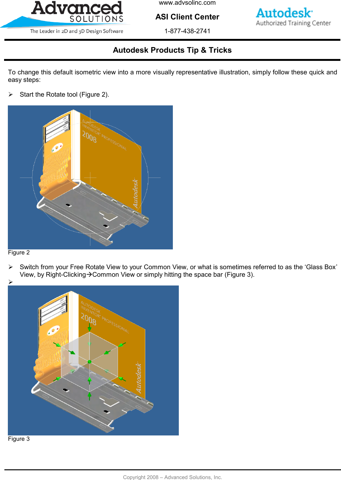 Page 2 of 3 - Redefining The Isometric View In Inventor  072707