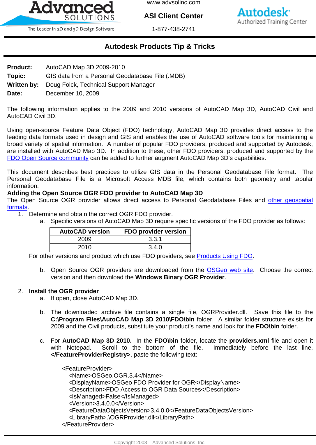 Page 1 of 2 - GIS Data From A Personal Geodatabase File (.MDB)  121009 GISData