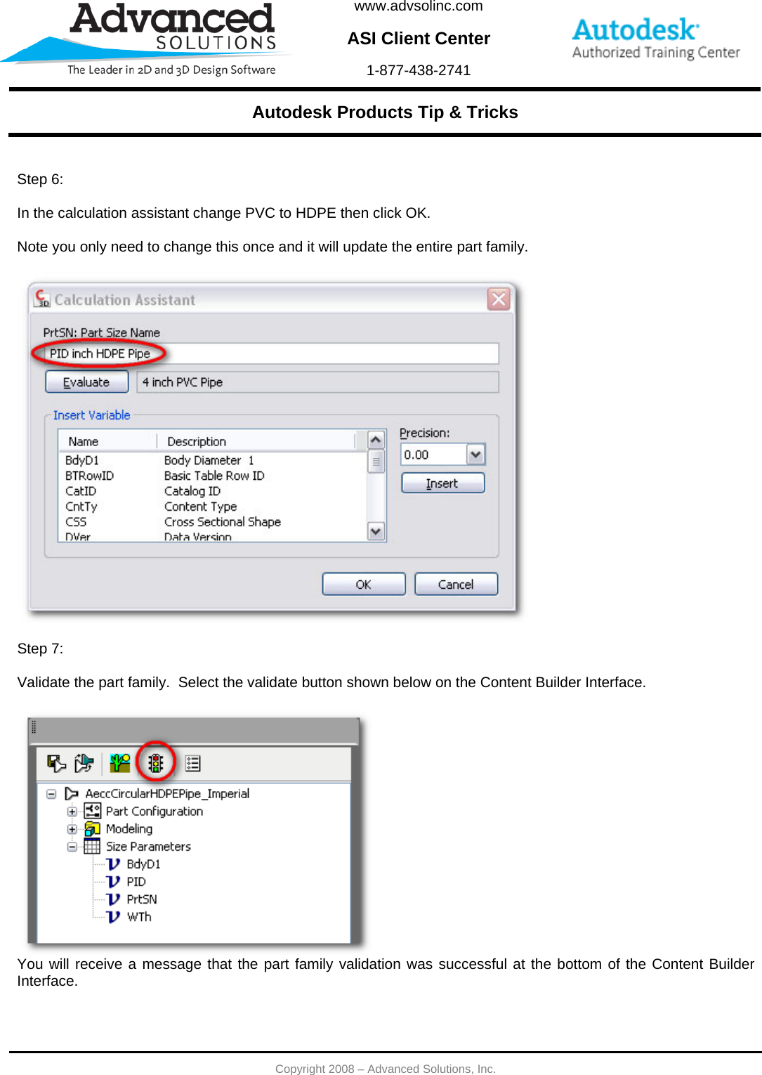 Page 5 of 6 - Creating A New Part Family For HDPE Pipe.  121708