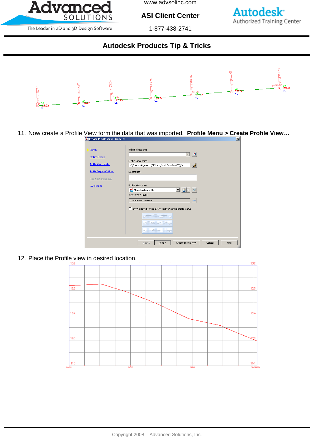 Page 3 of 3 - Profiles From Centerline Survey Only  122208