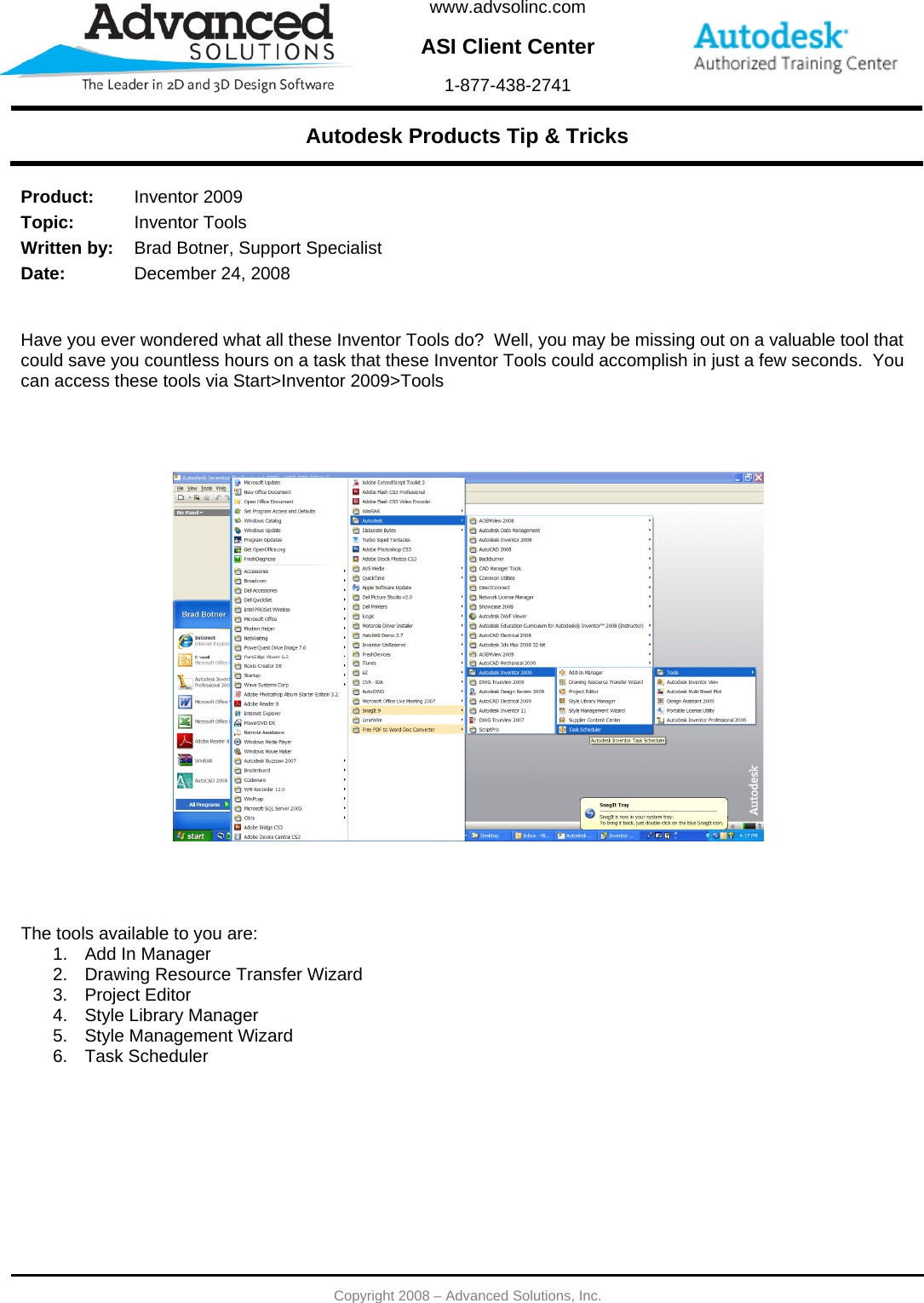 Page 1 of 8 - Inventor Tools  122409