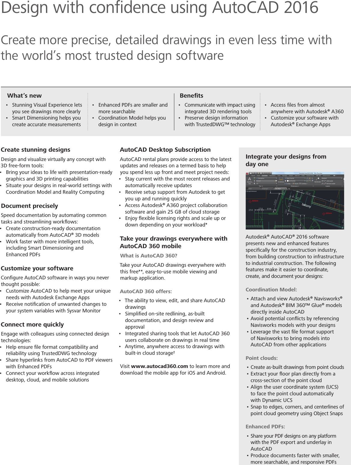 Page 2 of 4 - Auto CAD 2016 Brochure